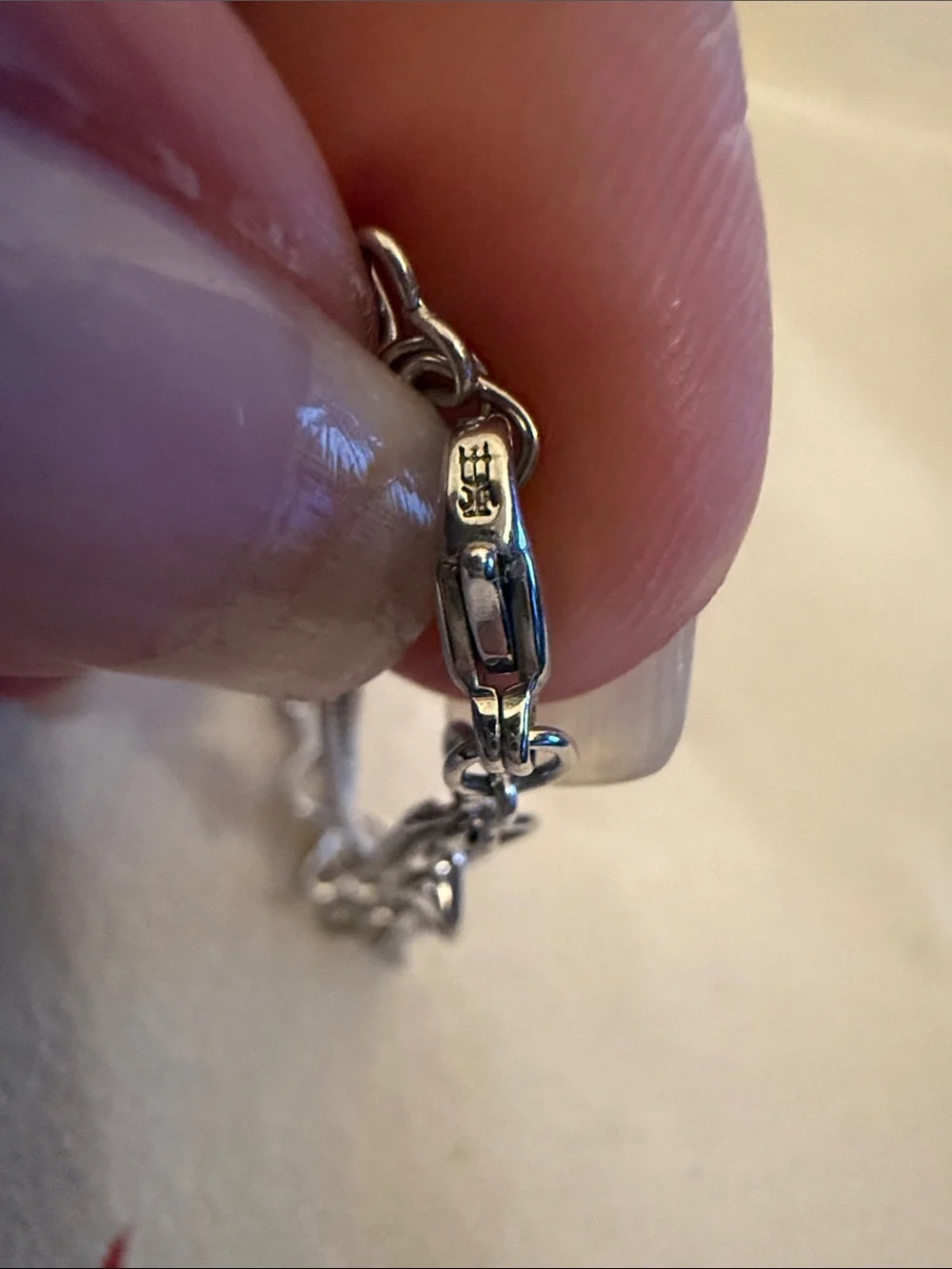 James Avery Light Connected Hearts Charm Bracelet preloved